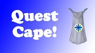 Runescape 3 | Josh Gets The Quest Cape!