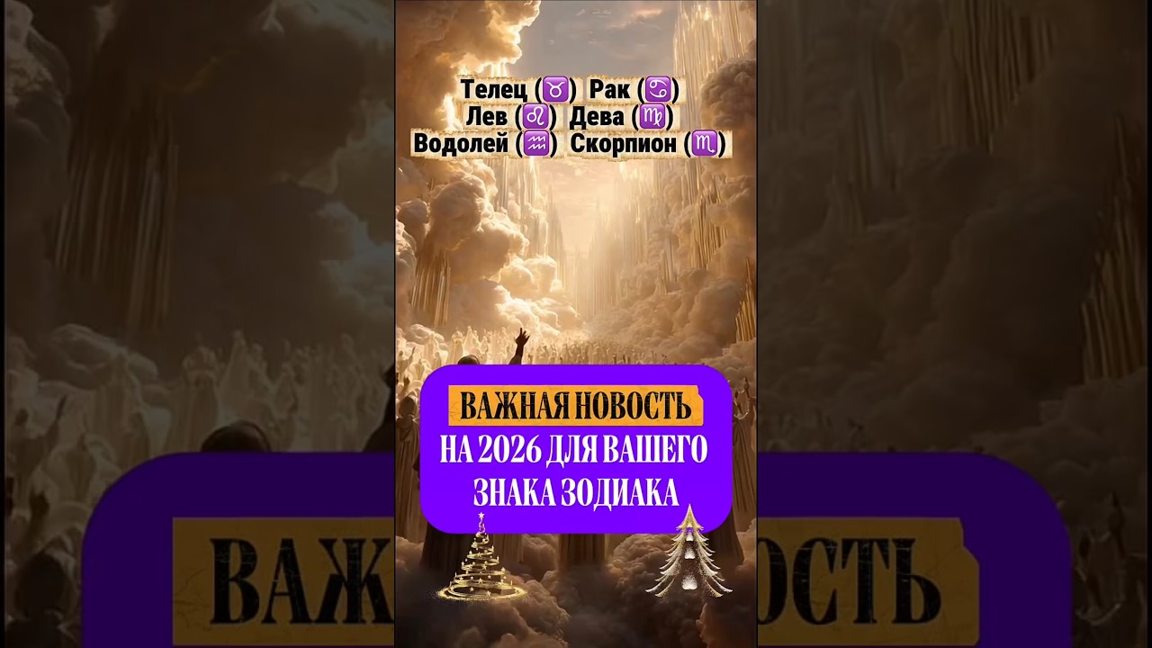 🛸COОБЩЕНИЕ ДЛЯ ВАШЕГО ЗНАКАЗОДИАКА НА 2026 год 