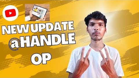 Youtube @Handle Feature Aa Gaya | How to choose Your Youtube Handle Feature