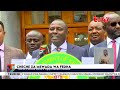 Wabunge wa Upinzani wa serikali wakabiliana kuhusu mswada wa fedha wa mwaka wa 2026