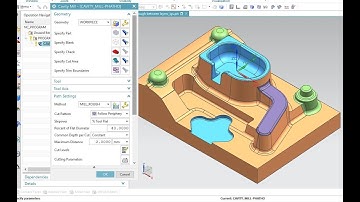NX Cam Mill 3D- Gia công chi tiết - Giai đoạn bắt đầu 1/4(Bài 34)