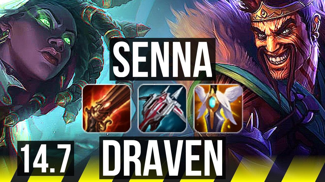 SENNA & Nautilus vs DRAVEN & Blitzcrank (ADC) 13/2/22, 68 winrate