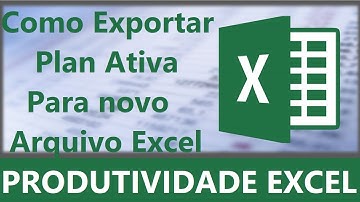 Como Copiar Planilha Ativa e Exportar para novo arquivo Excel ja salvando com nome automatico