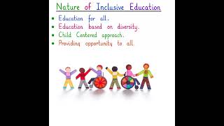 Nature of inclusive education #uptet2026 #ctet2026 #inclusiveeducation