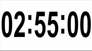 175 MINUTES TIMER # 2 HOURS 55 MINUTES TIMER •  COUNTDOWN TIMER WITH ALARM ⏰