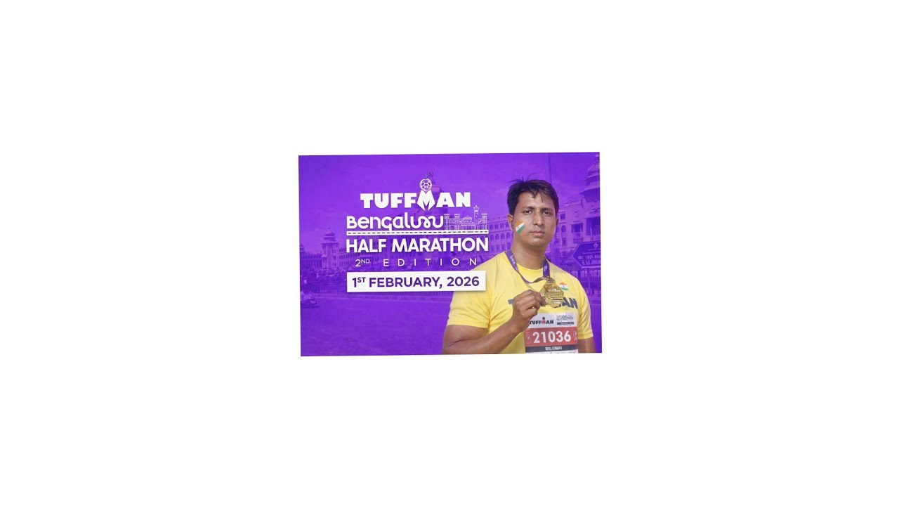 Tuffman Bengaluru || HALF MARATHON || 1st FEBRUARY 2026 || 21K Run 