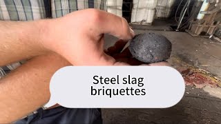 Steel Slag Briquette #solidwasterecycling