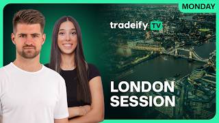 LONDON SESSION LIVE! | Tradeify TV | MONDAY 8/24/26