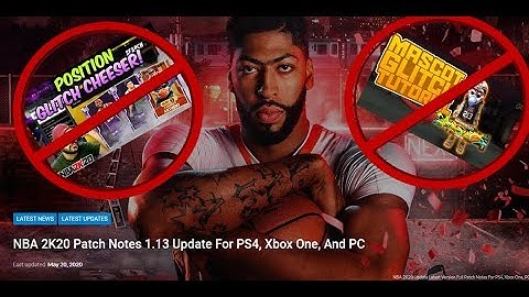NBA 2K20 PATCH 1.13 - SAY GOODBYE TO THE MASCOT GLITCH? - MY TEAM ULTIMATE GLITCH PATCHED