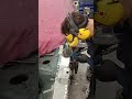 Sparks flying as welding gets underway!