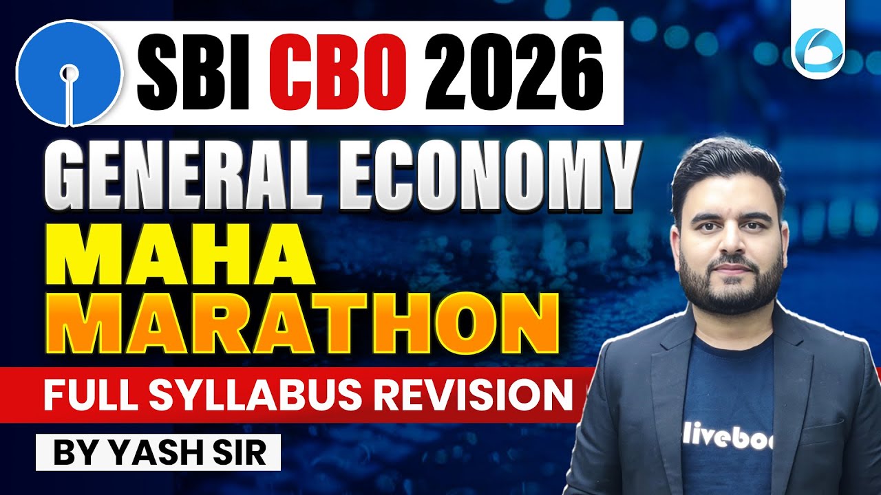 SBI CBO General Economy Marathon 2026 | Full Syllabus Revision | SBI CBO Economy | Oliveboard
