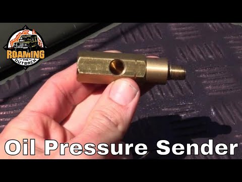 Engine Oil Pressure Gauge Sender Installation - Defender