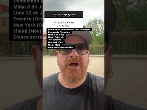 Por qué no vienes a Arequipa?