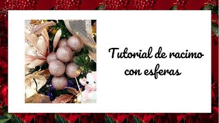 Match Highlights Racimo con esferas navideñas | DIY | ArteLia Naviadornos | Manualidades | Tutoriales navideños |