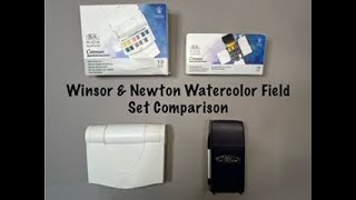 Winsor Newton Field Set Comparison  #watercolor #productreview #winsorandnewton