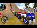 Police Impossible Monster Trucks Offroad Racing Game - Extreme Stunts driving - Android GamePlay #1