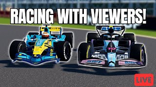 ROBLOX RACING LIVE with viewers! Formula apex