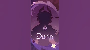 "The Undying Fire": Durin | Born from ink, he soars among the stars. #GenshinImpact #Durin