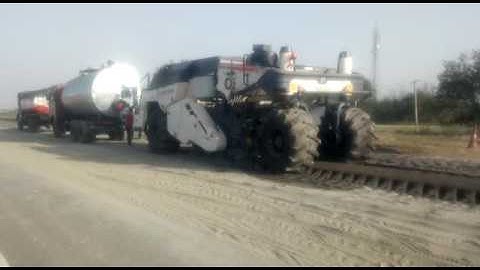 stabilization of road with Bitumen & Cement