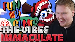 Dean Reacts To Caine Song Fun & Games Red Rob The Amazing Digital Circus