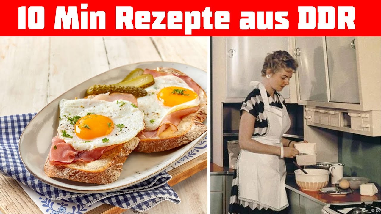 20 nostalgische 10 Minuten Rezepte aus der DDR, die du vergessen hast