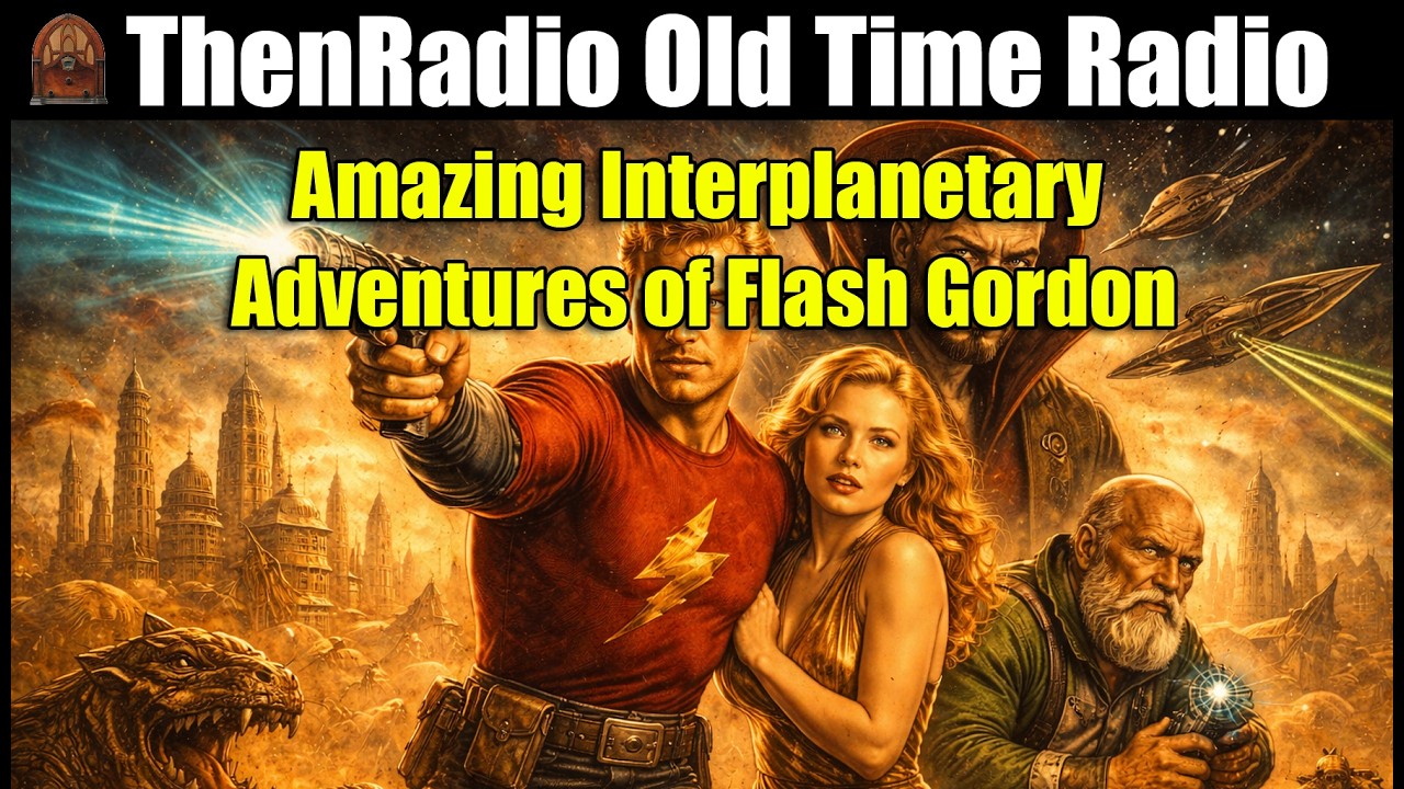The Amazing Interplanetary Adventures of Flash Gordon - 6.5 hrs #otr #blackscreen #flashgordon