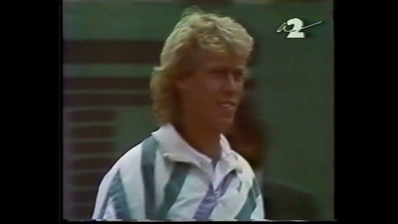 🇨🇵Leconte vs 🇸🇪Svensson (French Open 1988) semifinal