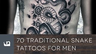 70 Traditional Snake Tattoos For Men