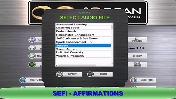 AO Scan Remote Unit SEFI Affirmations Software