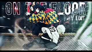 Sanemi Vs Giyuu - Demon Slayer On The Floor Amvedit