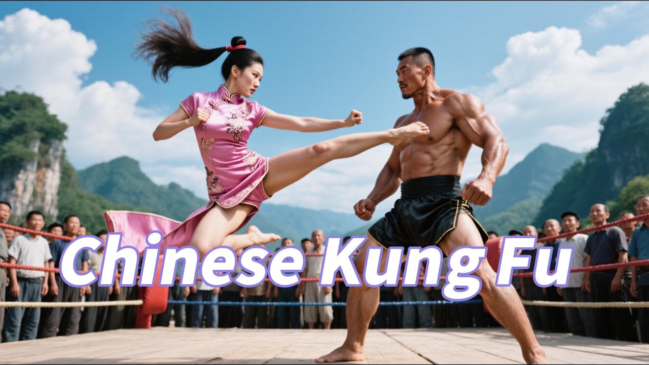 Chinese kung fu, a fatal strike