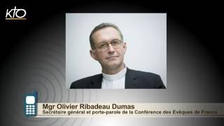 - Le Message De Mgr Olivier Ribadeau Dumas, Secrétaire Général De La Cef