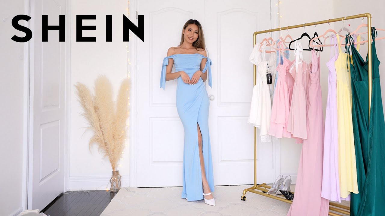 SHEIN DRESSES TRY ON HAUL  prom, weddings, date night ❤️ 