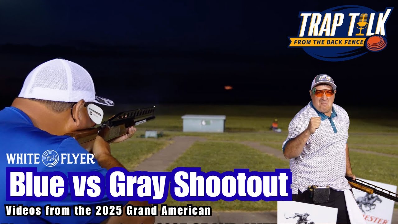 Перестрелка «Синие против серых» белокрылок на турнире Trapshooting Grand American 2025 года