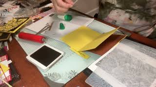 Sunflower 3D embossing folder
