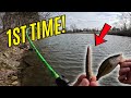 Ultralight (Creek) Fishing - First Catch In A New Spot!