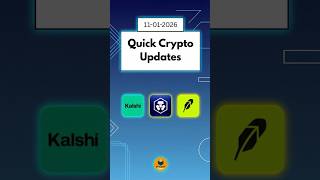 Quick Crypto Updates| 11-01-2026 | Pocket Crypto Telugu