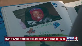 Oklahoma family struggles to pay for funeral of 14-year-old shot and killed in Guthrie