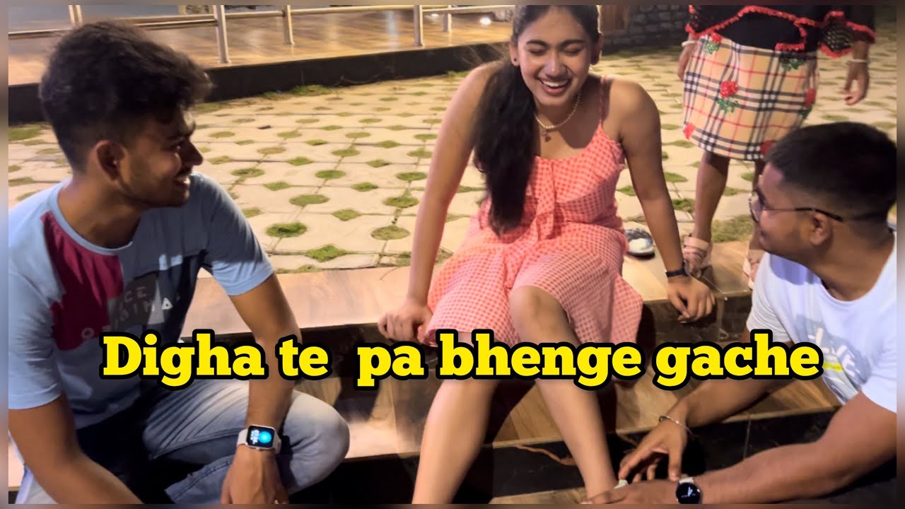 Digha gurte giye pa bhenge bari esechi 🥲 