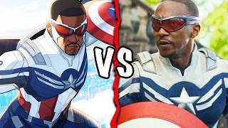Every Difference Between CAPTAIN AMERICA (Sam Wilson) Comics & MCU Explained