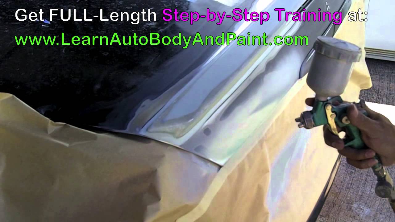 NEW! Car Bodywork Auto Body Paint Repair Training Video 2/5 YouTube