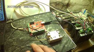 mach3 cnc usb 100Khz  RnRMotion test axeX asservi axeA