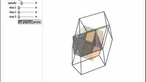 Dissection of a Cube to a Quarter of a Rhombic Dodecahedron of the Second Kind