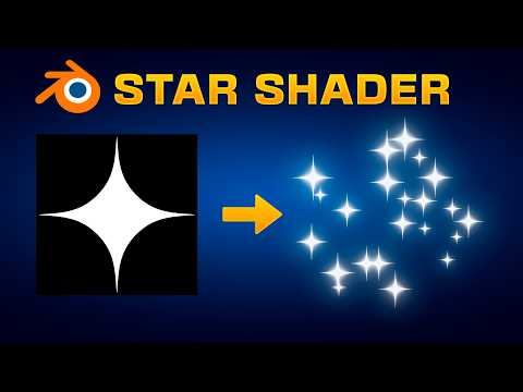 Simple Star Shader in Blender for VFX Animations