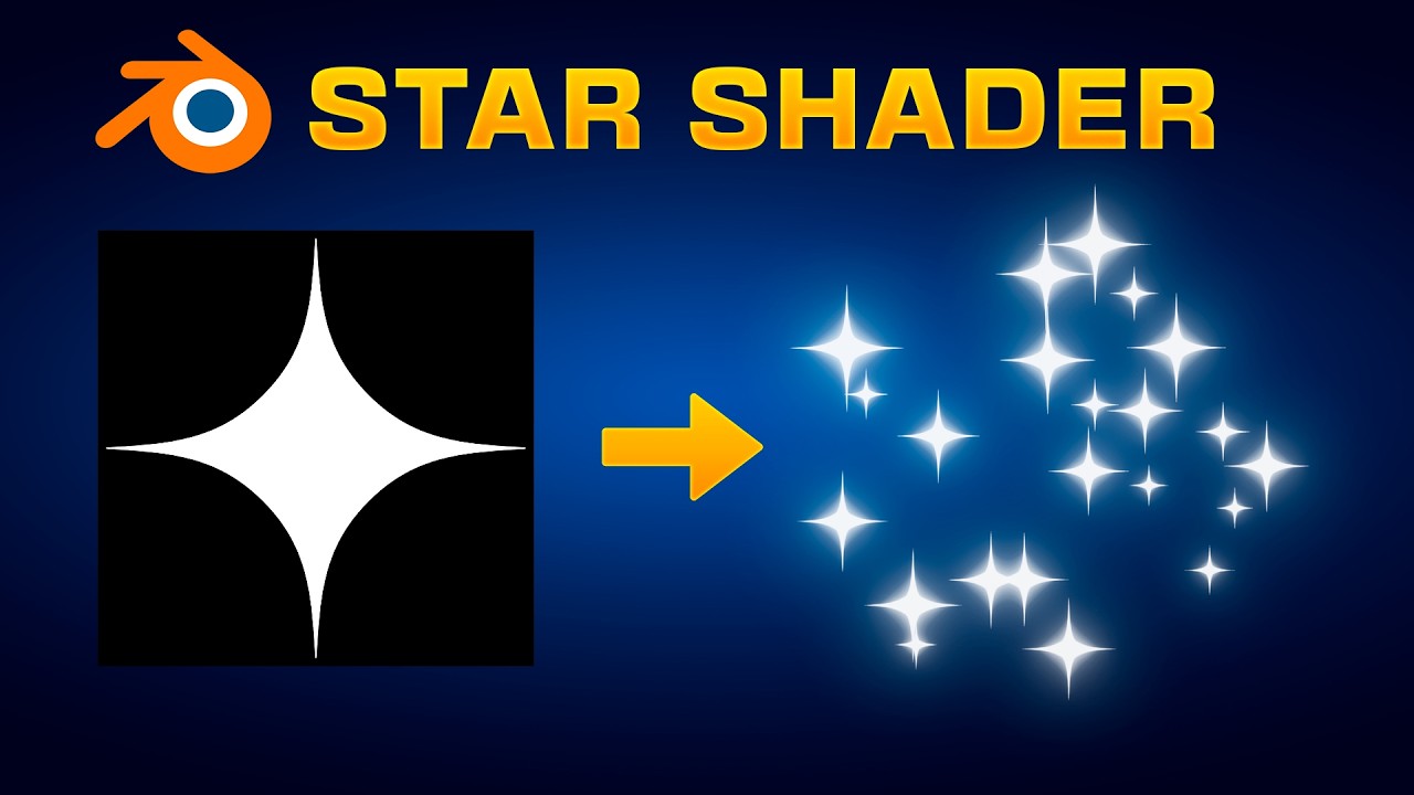 Simple Star Shader in Blender for VFX Animations