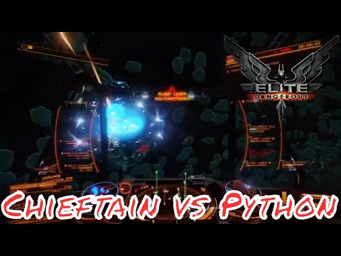 Elite Dangerous | Bounty Hunting | Chieftain vs Python