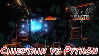 Elite Dangerous | Bounty Hunting | Chieftain vs Python