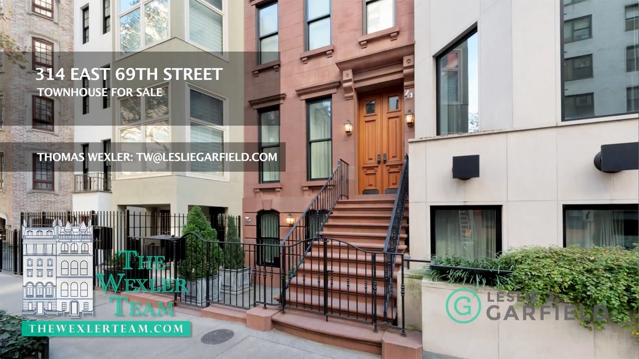 NYC TOWNHOUSE at 314 East 69th, Manhattan For Sale...