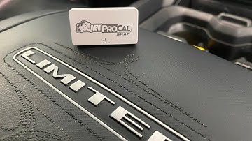 2021 Ram 2500 Speedometer and TPMS adjustments with Aev pro cal snap
