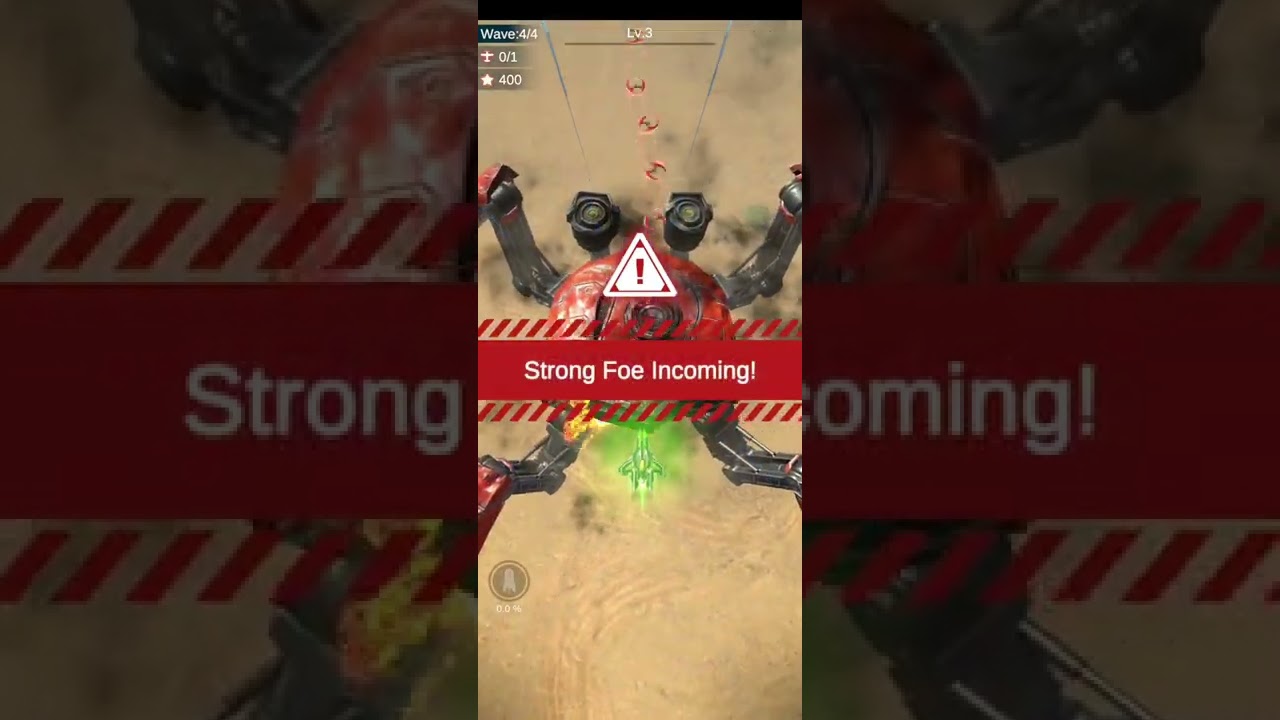 Wing Fighter - Trial Against Foes level